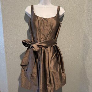 Jenny Yoo Satin Cocktail Dress - size 8